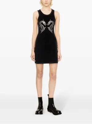 ワンピース ALEXANDER WANG Woman Dress Black 4CC4236622 001 Alexander Wang Short-Sleeved Dresses Women's Black L - POIZON