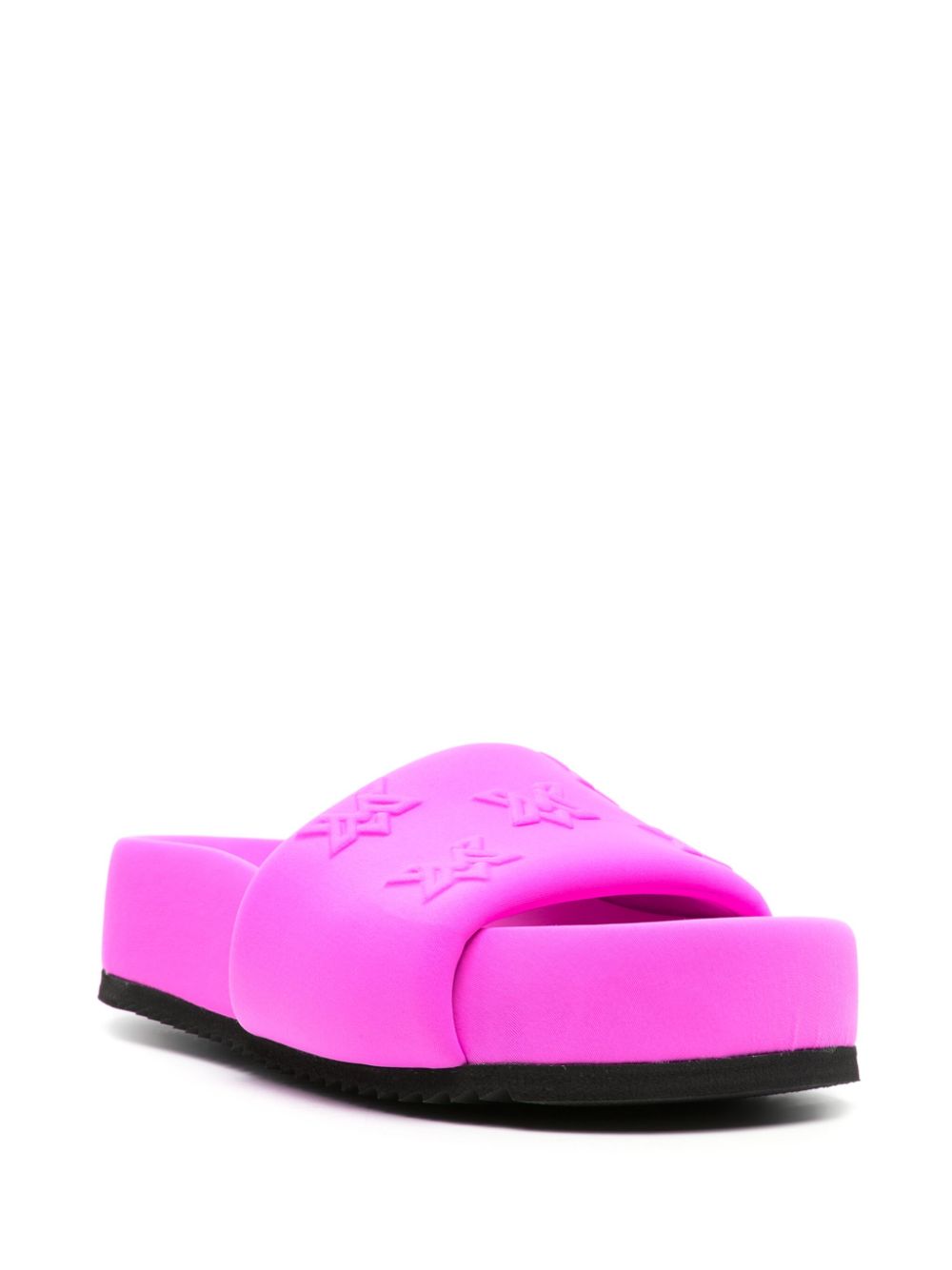 Vic Matie logo-embossed padded sandals - Roze