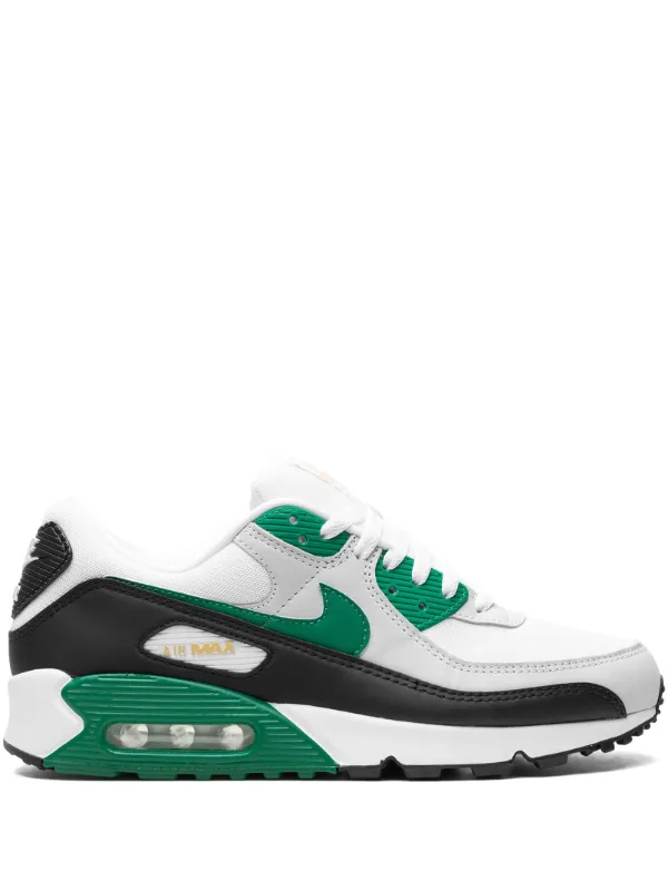 air max 90 white and green