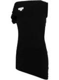 Alexander McQueen asymmetric-design top - Black