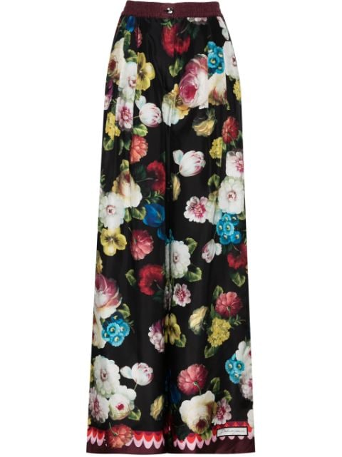 Dolce & Gabbana pantalon ample à fleurs