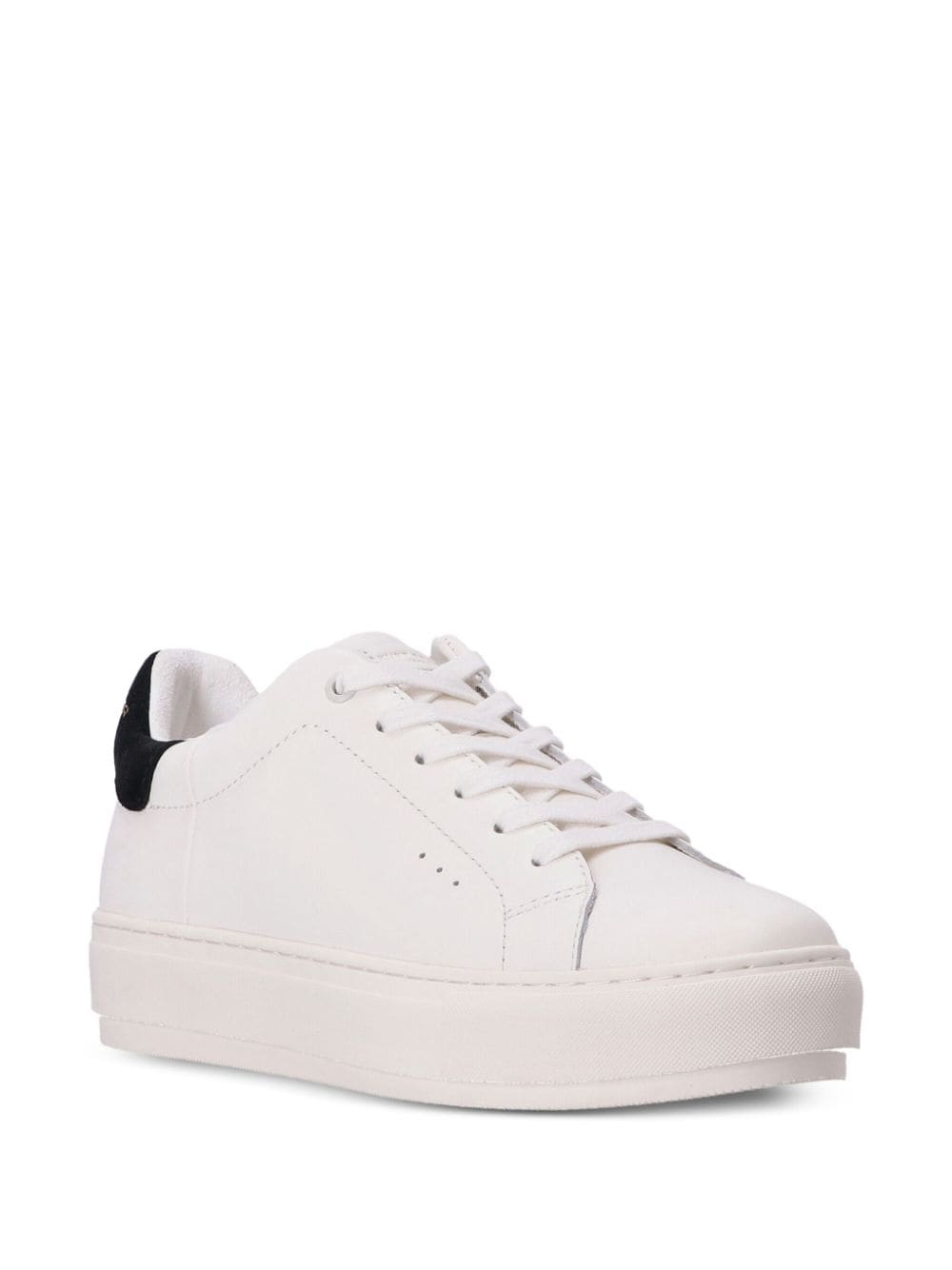 Shop Kg Kurt Geiger Laney Leather Trainers In White
