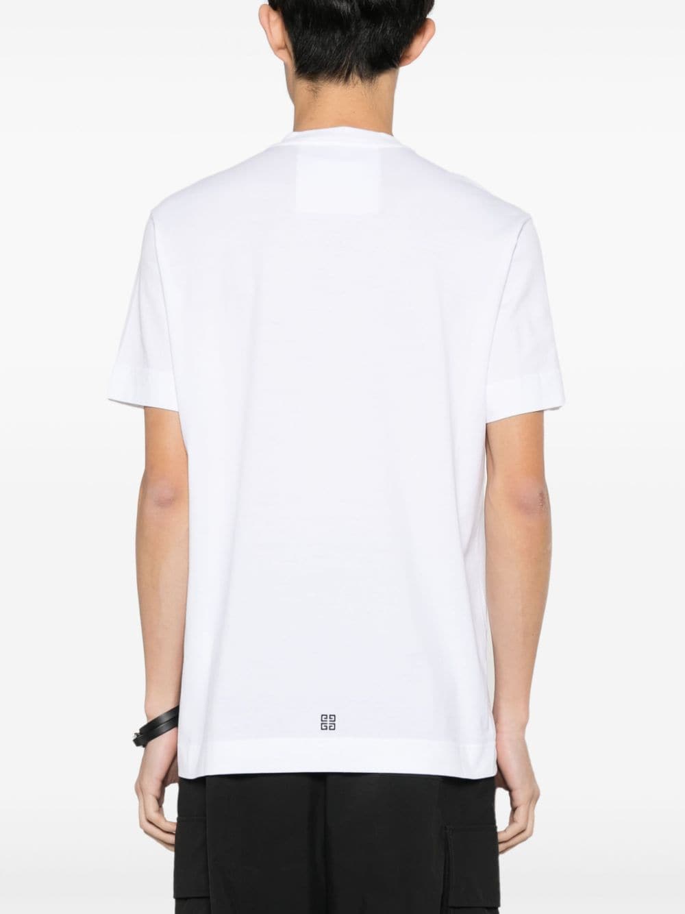 Givenchy Katoenen T-shirt met logoprint Wit