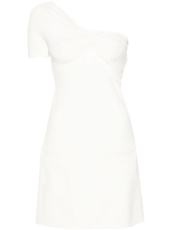 ワンピース Courreges 'Twist Crepe Mini' dress (324JRO449JS0145 9999) Twist mini dress in crepe COURREGES Woman Sz. 38 FR