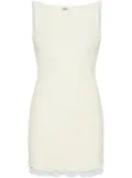 GCDS layered mini dress - Yellow