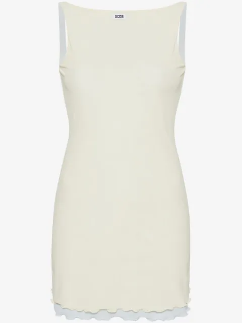 GCDS layered mini dress