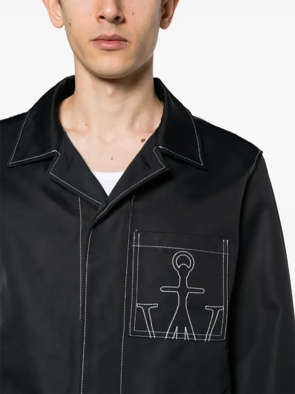 関税込 国内発送 [J W ANDERSON] オーバーサイズ ジャケット JW ANDERSON - OVERSIZED ANCHOR SHIRT / オーバーサイズド