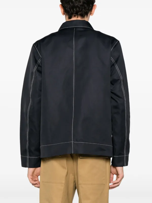 JW Anderson アンカー シャツジャケット | ブラック | FARFETCH JP