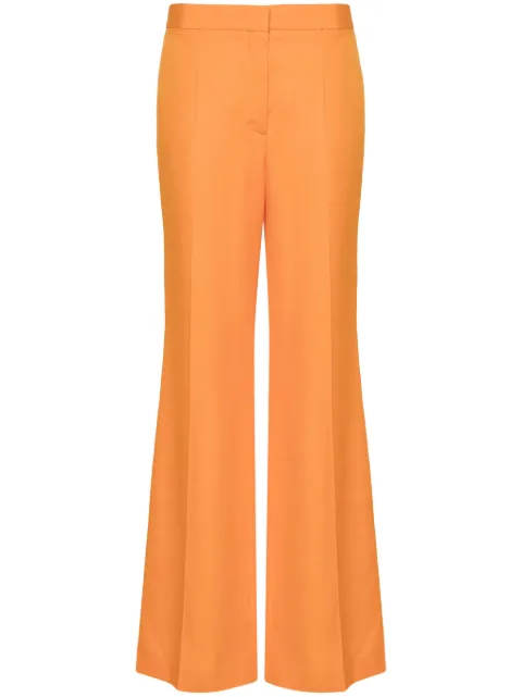 Stella McCartney pantalones acampanados con tiro medio
