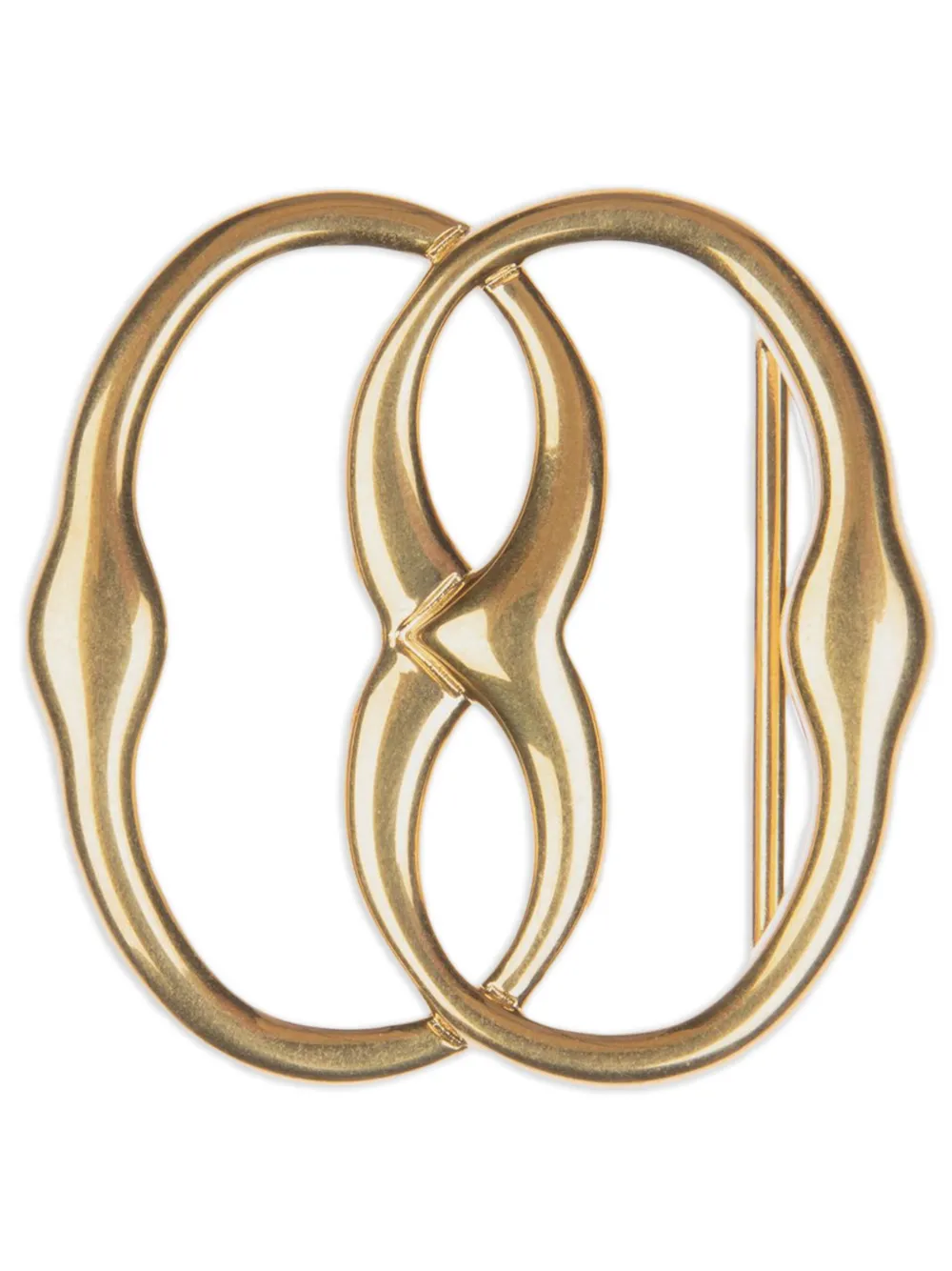 Bally Omkeerbare gesp met embleem Goud