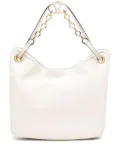 Valentino Garavani VLogo Moon leather tote bag - White