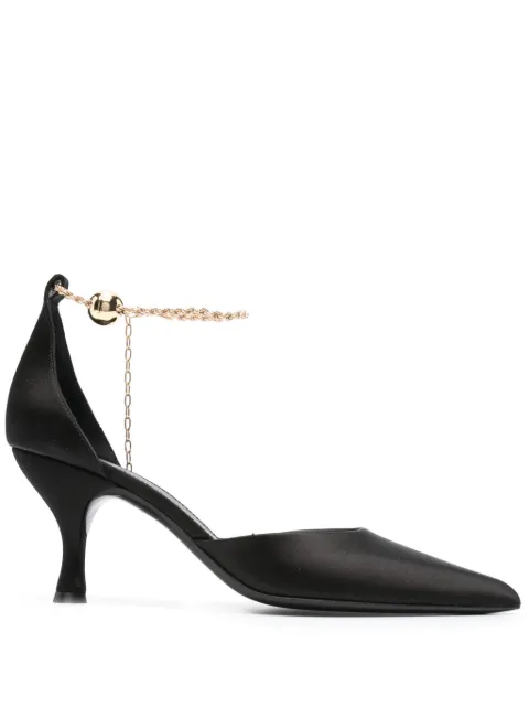 Ferragamo 70mm satin pumps