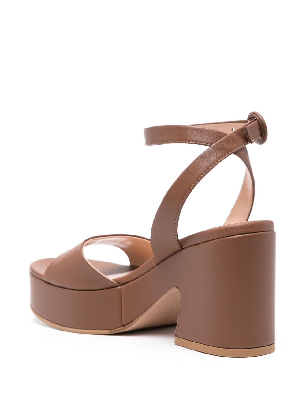 Shop Gianvito Rossi Alma 85mm Sandals In Brown