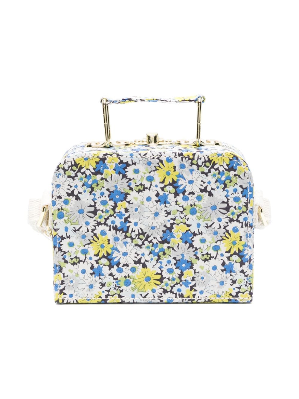 Shop Bonpoint Aimane Suitcase Bag In Blue