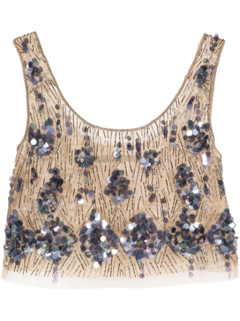 bead-embellished top