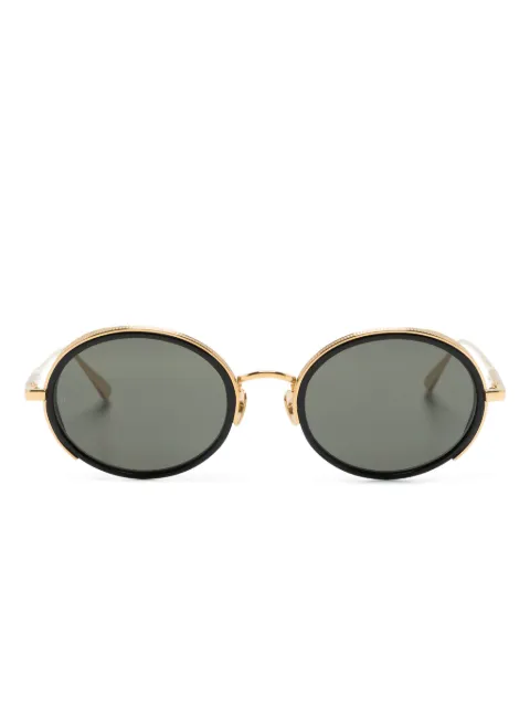 Linda Farrow Finn round-frame sunglasses