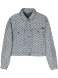 Daily Paper Avery cropped denim jacket - Blue