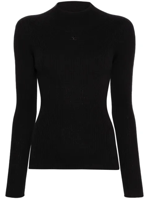 Courrèges Solar ribbed jumper