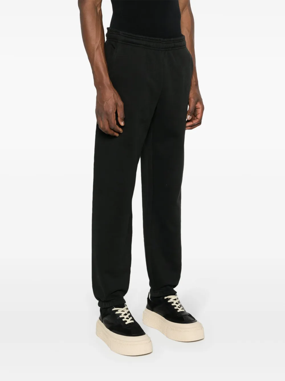 Shop Entire Studios Heavy Cotton Track Pants In 黑色