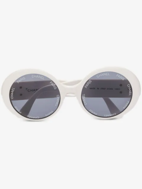 CHANEL Pre-Owned 1993 CC logo round-frame sunglasses
