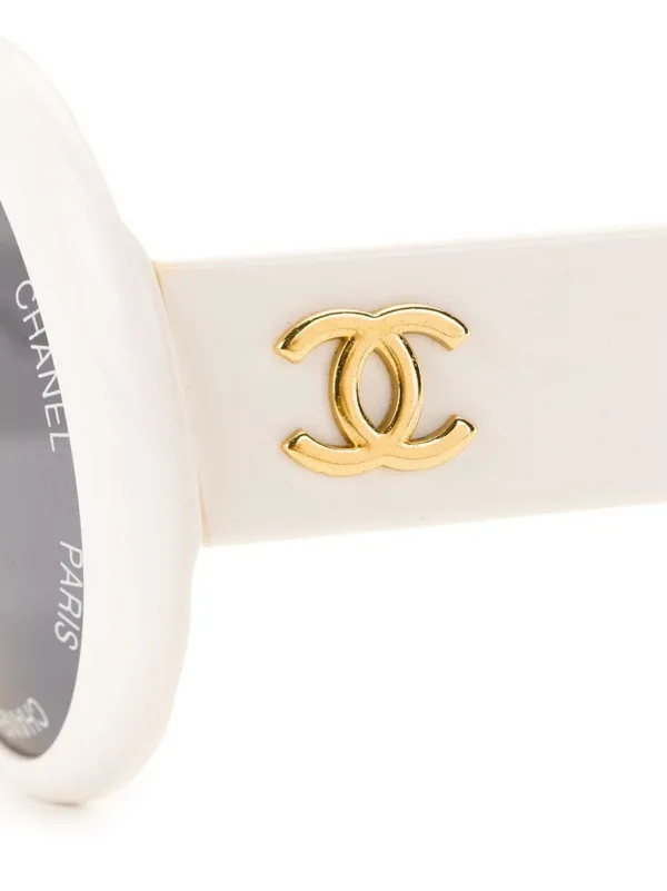 CHANEL Pre-Owned 1993 ココマーク ラウンドサングラス