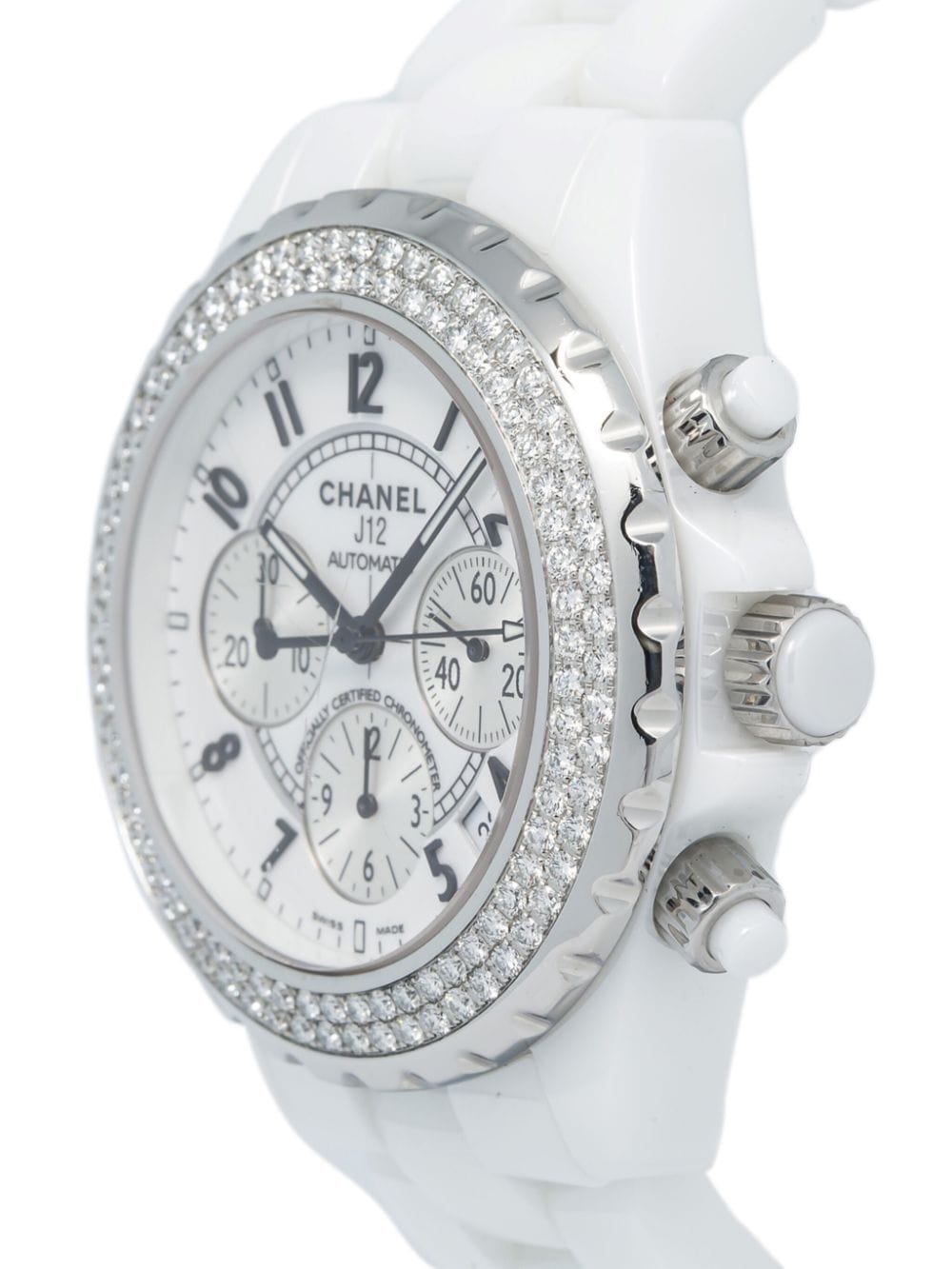 CHANEL Pre-Owned Pre-owned J12 horloge - Wit