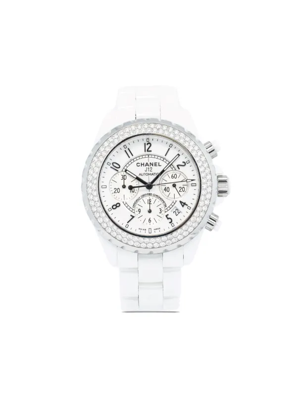 Chanel Pre-owned J12 41mm in White