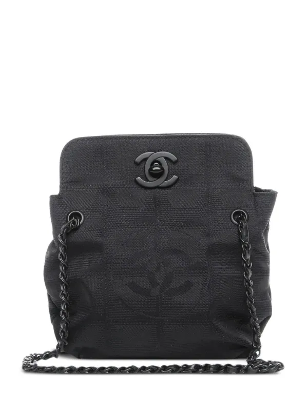 Chanel Pre-owned 2002 CC Mini Bag in Black