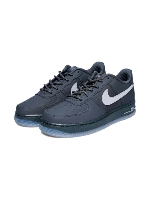 Nike Kids Air Force 1 "Reflective Swoosh" sneakers