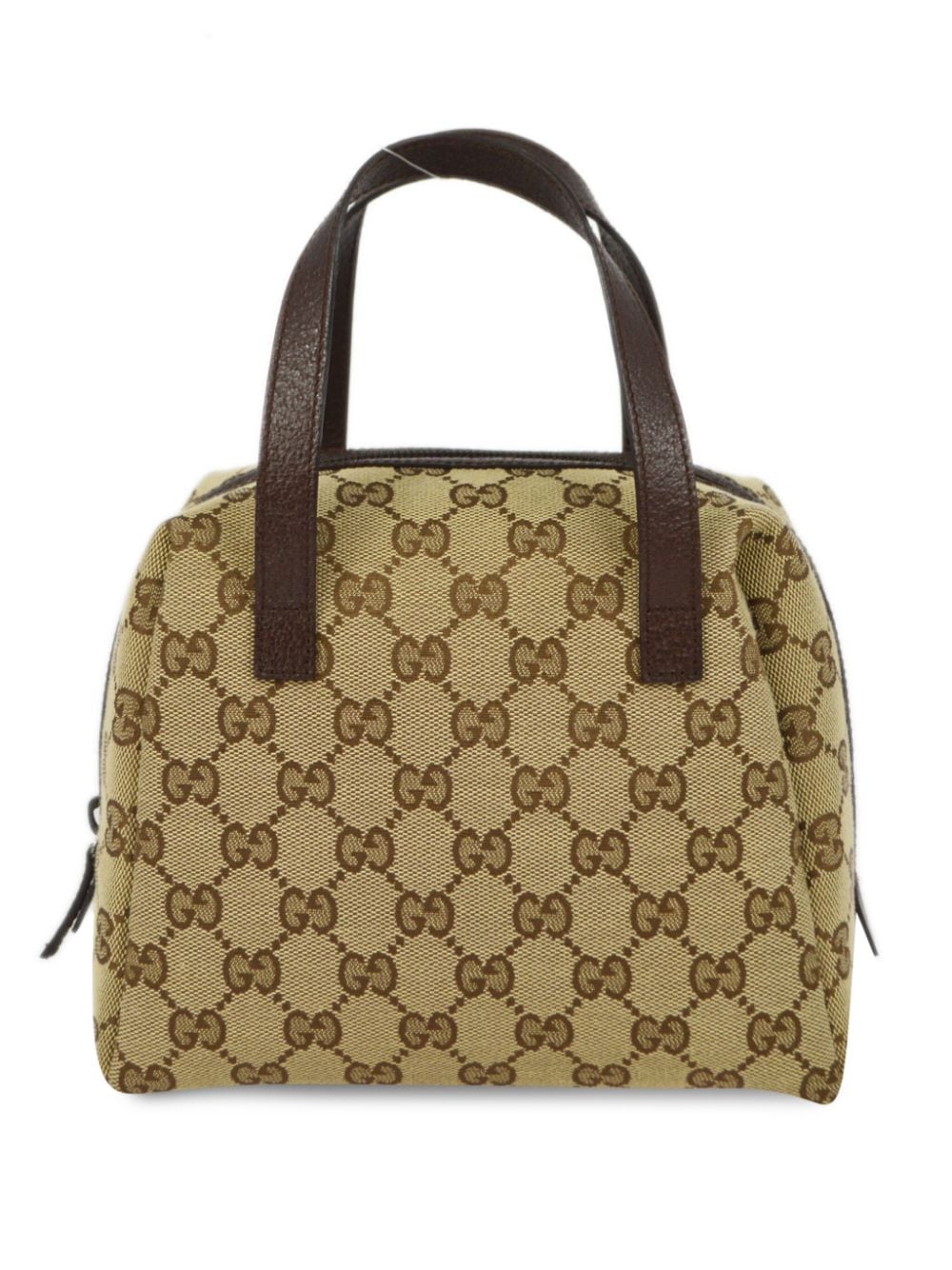 Pre-owned Gucci 1990-2000s Gg Canvas Handbag In Brown