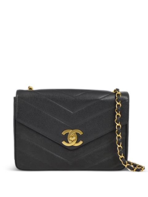 HOT SALE CHANEL 1995 jumbo Classic Flap shoulder bag Women