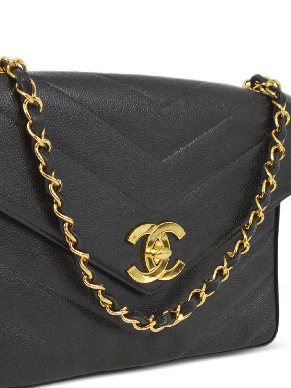 CHANEL 1995 jumbo Classic Flap shoulder bag Women