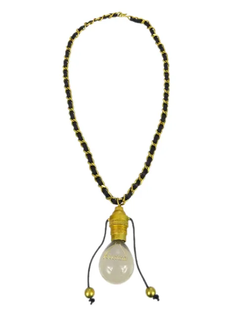 CHANEL Pre-Owned Collana placcata oro Light Bulb 1994