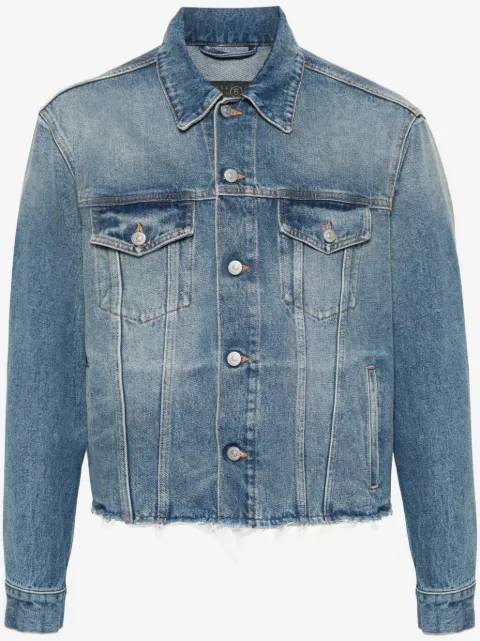 MM6 Maison Margiela veste en jean à bords francs