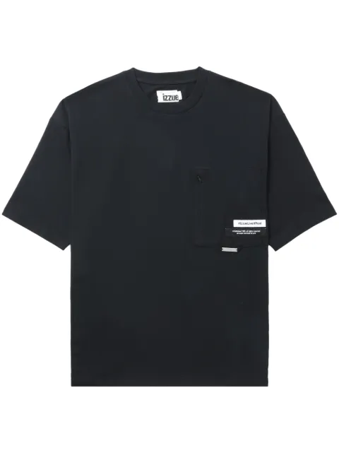 izzue logo-appliqué cotton T-shirt