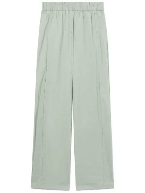 izzue elasticated-waist straight-leg trousers