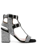 Laurence Dacade Sandra 90mm crystal-embellished sandals - Black