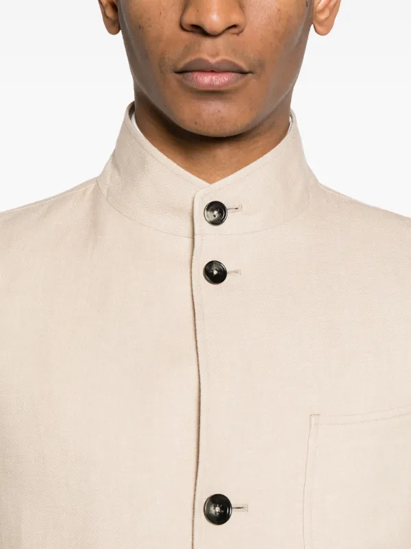 Zegna シャツジャケット | ブラウン | FARFETCH JP