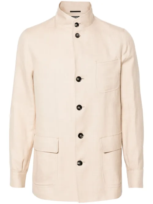 Surchemise en lin mélangés - Zegna - Modalova
