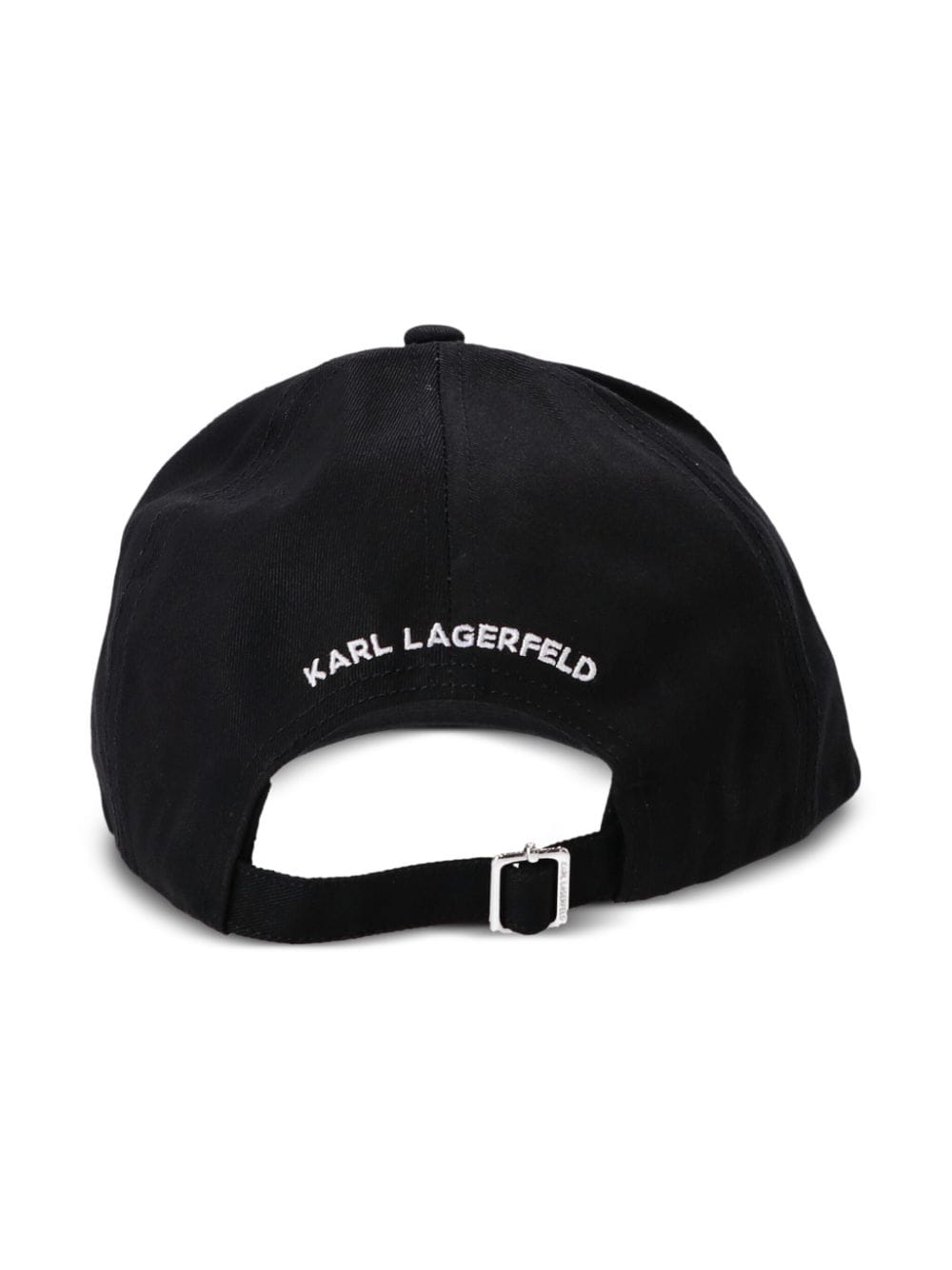 Shop Karl Lagerfeld K/ikonik 2.0 Baseball Cap In Black