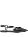 Michael Michael Kors logo-plaque leather pumps - Black