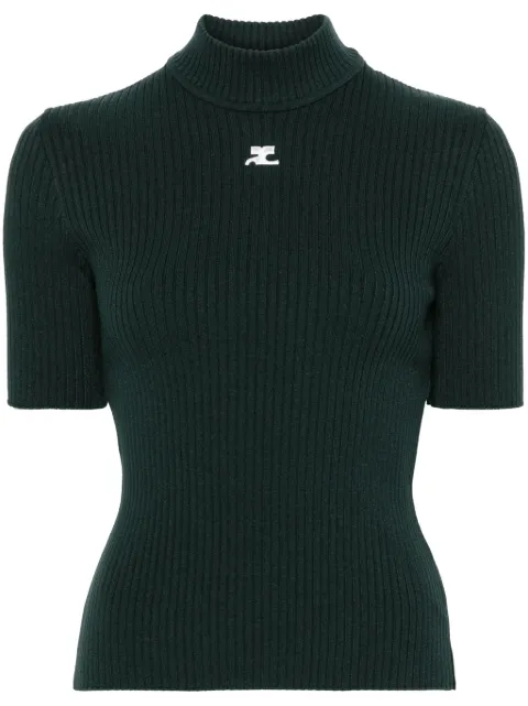 Courrèges Reedition rib-knit sweater