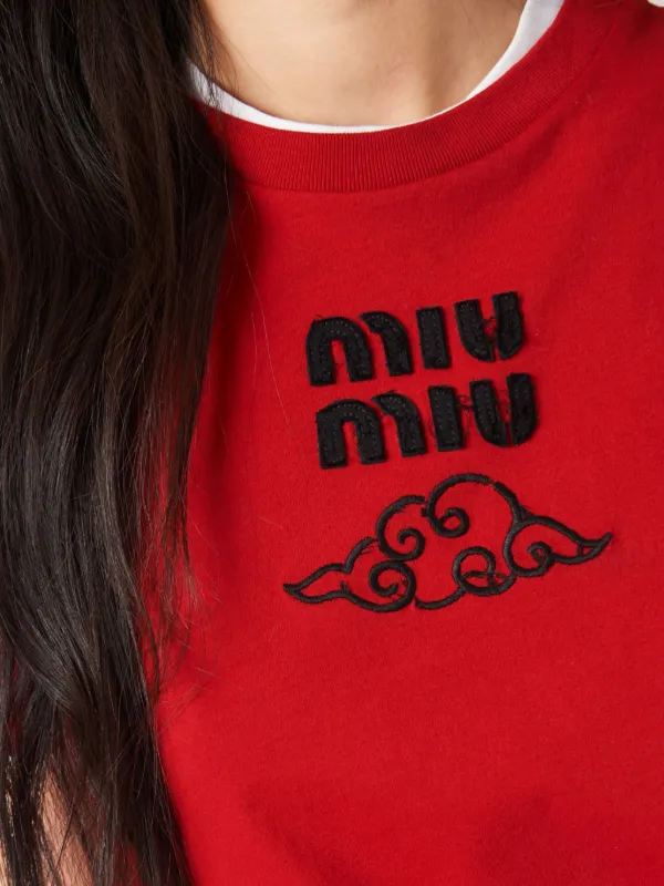 miu miu pink shirt