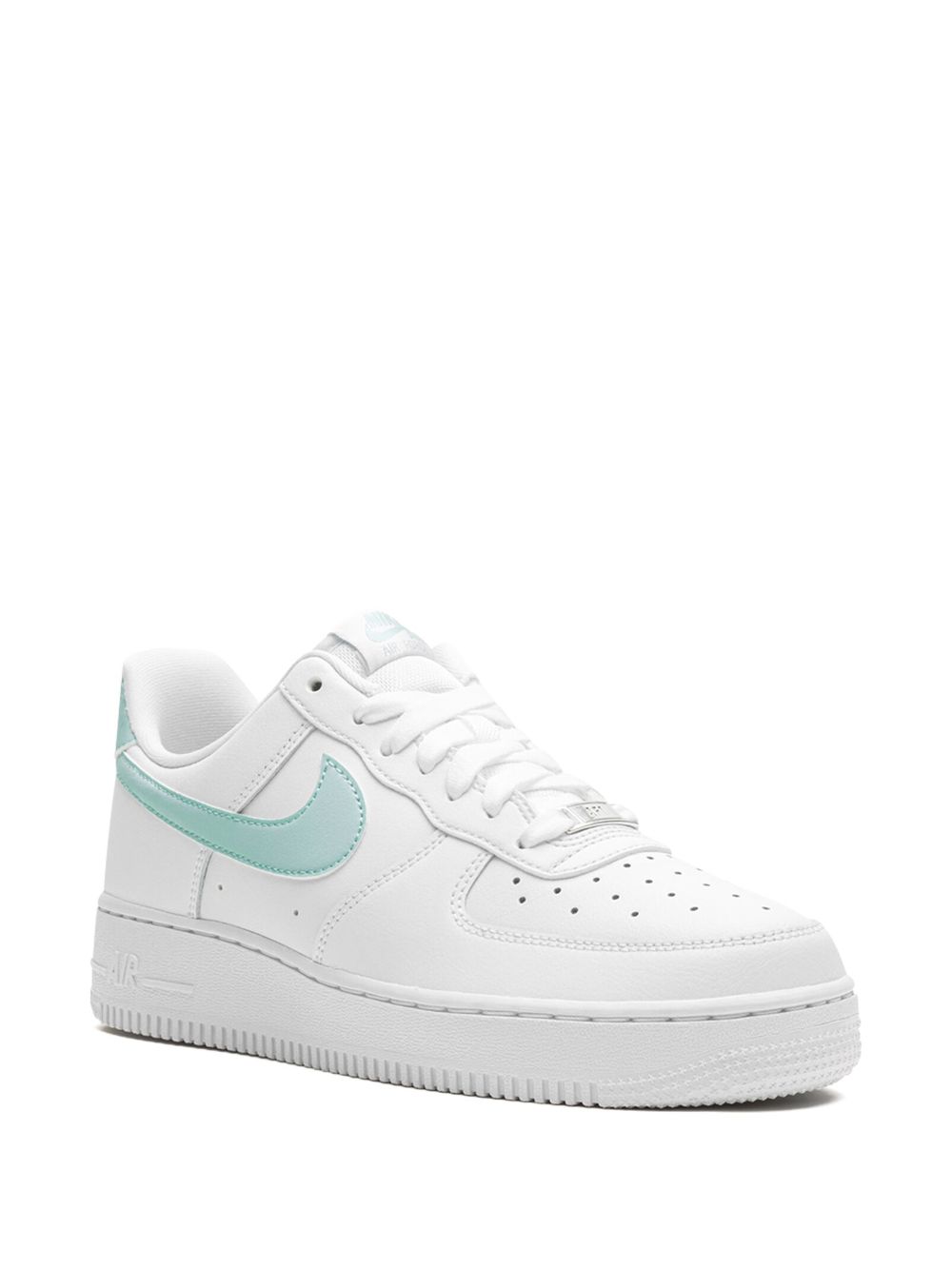 Shop Nike Air Force 1 Leather Sneakers In White