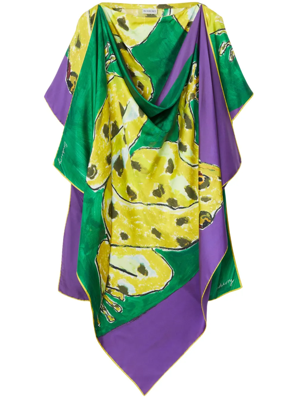 Burberry Frog-print Silk Top - Farfetch