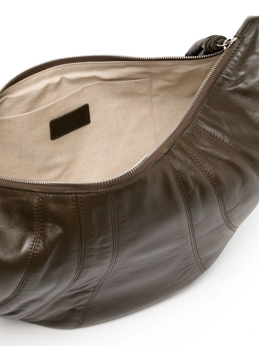 LEMAIRE Croissant grote crossbodytas Bruin