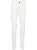 Incotex mid-rise tapered chinos - White