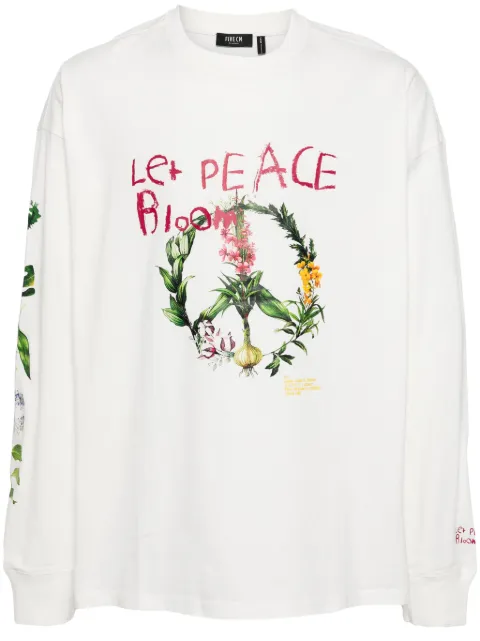 FIVE CM slogan-print cotton T-shirt