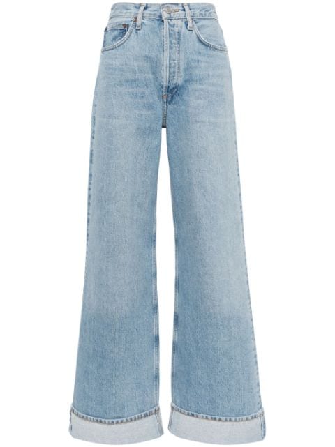 AGOLDE Dame high-rise wide-leg jeans