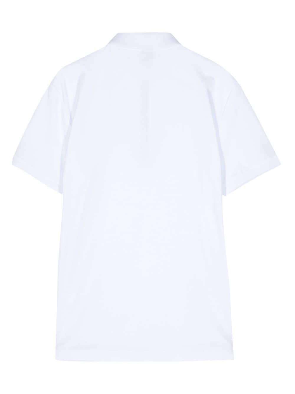 Shop Hackett Aston Martin Logo Polo Shirt In White